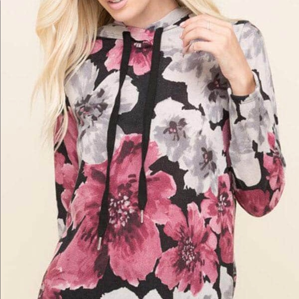 Floral Hoodie